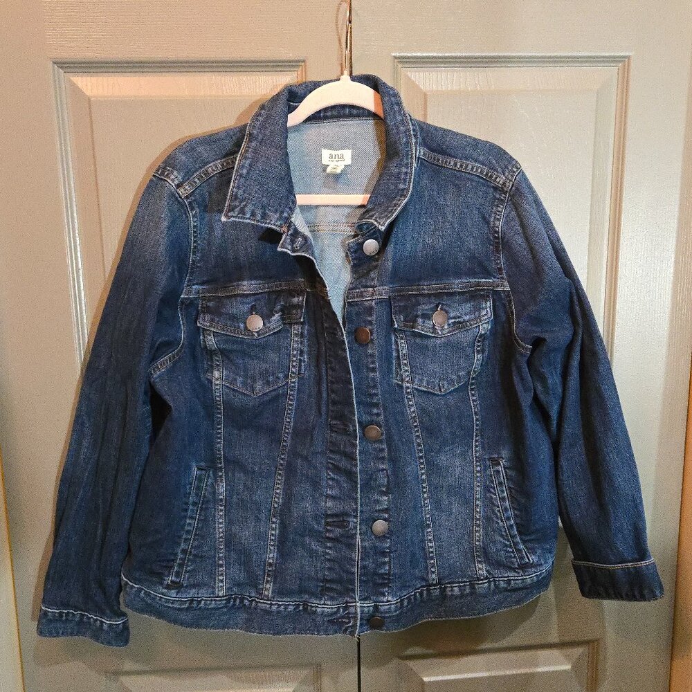 AN Denim Womens Full Size Coat
